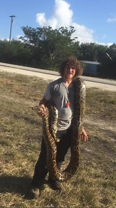 Brick Man Wrestles Snakes In Florida's Python Challenge