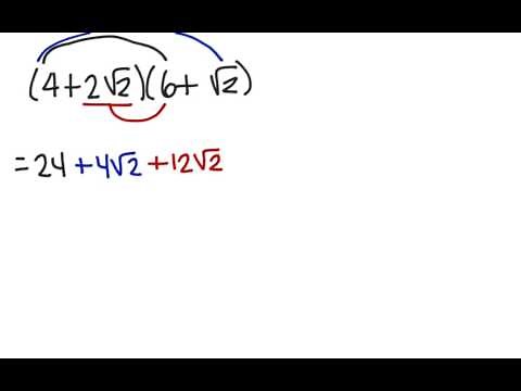 Adding, Subtracting, Multiplying Radical Expressions