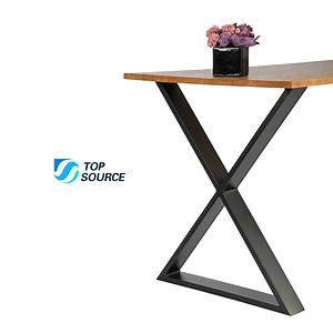 [Hot Item] X-Shape Modern Metal Table Leg for Dining Table Kitchen Furniture Desk Table Base Furniture Frame Furniture Hardware Furniture Base