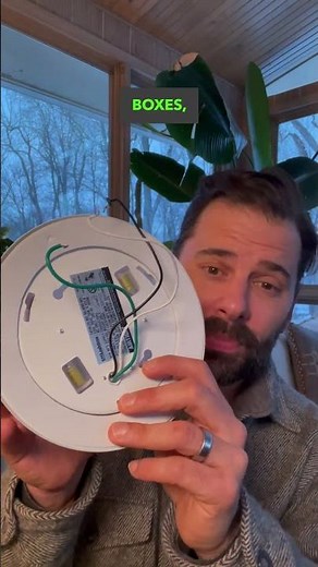 💡 Flush Mount LED Light Option #remodeling #diy #renovation #kitchenremodeling #lighting #ledlights