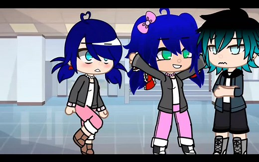 Luka y Marinette en Gacha Life: Una Aventura Colorida