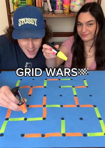 GRID WARS😈🏁 (Lemon🍋 vs Carrot🥕 edition) #gamenight #boardgames #games #coupleschallenge #challenge