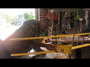 Dynam Tiger Moth Flying Wires Repair