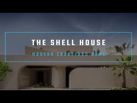 18000 SqFt Shell House Residential Project Reimagines the Traditional Courtyard Home #architecture