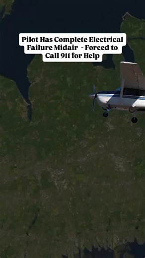 A pilot flying a small plane faced a nightmare scenario after suffering a complete electrical failure, losing all communication with air traffic control and even the ability to know if his landing gear was down. Desperate for help, the pilot pulled out his cellphone and dialed 911, prompting the emergency operator to connect directly with the airport’s control tower. Moments later, the ATC controller called the pilot back. “Hey, can you hear me?” the controller asked. “Barely,” the pilot replied
