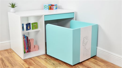 Modern DIY DESK and CHAIR for Kids 👶🏼