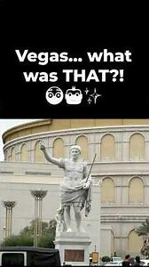 Caesars Palace Robot Faces FOLLOWED Us 😨🤖 #VegasF1