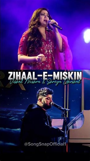 Zihaal e Miskin Lyrics 💔 | Vishal Mishra x Shreya Ghoshal | English Translation #shorts #status