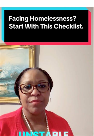 Facing Homelessness? Start With This Checklist