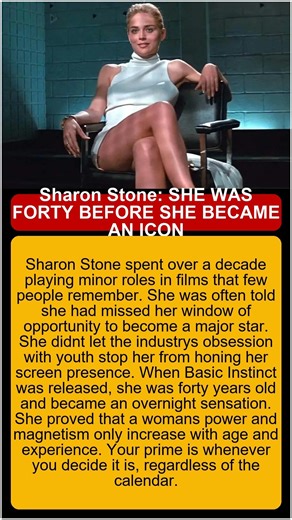 Sharon Stone Forty Basic Instinct Icon, life stories of celebrities