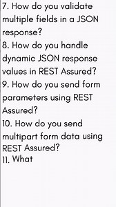 Api Rest Assured intermediate interview questions #jstestingacademy #education #interviewquestions