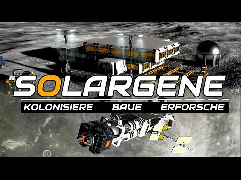 SOLARGENE | Sci-Fi SPACE COLONIZATION & BUILDING GAME with great graphics | Test Played German