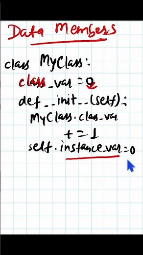 Python - 074 : Data Members in python #python #pythonprogramming #pythontutorial
