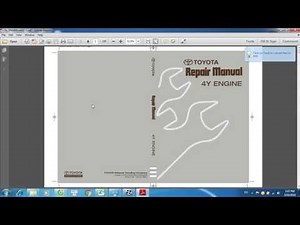 Toyota 4Y Engine Repair Manual