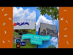 Streets Sign Falling Effects || Tutorial 2021 || Aftereffects || Newton