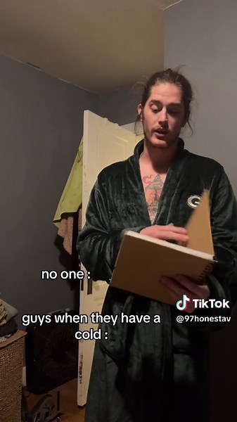 How Men Act When They Have a Cold: Signs, Symptoms, and Drama