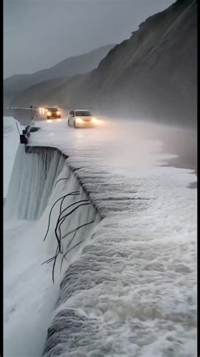 Tsunami Floods Roads in East Sea, South Korea! #AIvideo