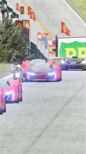 Kawasaki Ninja H2 vs Ferrari Achilleo Concept #shorts #kawasaki #superbike #supercars #racing