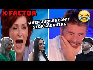 BRITISH FAMILY REACTS | X Factor - When Judges Can't Stop Laughing!
