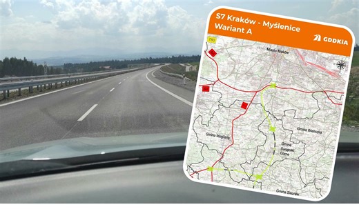 Poznaliśmy sześć wariantów przebiegu planowanej nowe zakopianki z Krakowa do Myślenic