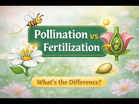 Pollination vs Fertilization