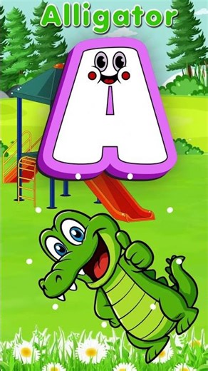 ABC Phonics Song | A is for Alligator! 🐊 ABC Animals Song | Nursery Rhymes & Kids Songs #abcs #viral