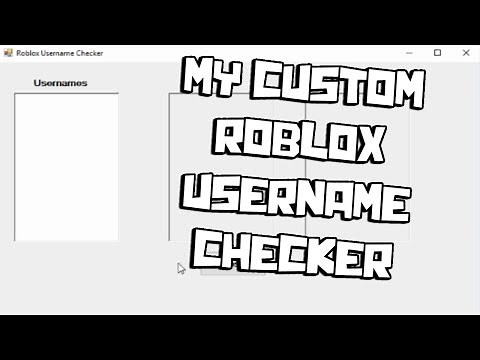 MY CUSTOM ROBLOX USERNAME CHECKER!! How I Get My Roblox Usernames