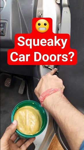 Squeaky Car Door? Easy Fix!