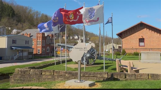 New West Virginia sign finds permanent home in Cameron, showcasing community pride