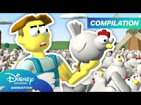 Big City Greens Funny Animal Moments Compilation! 😂💚 |@disneychannelanimation