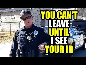 Cop Gets Outsmarted By Man Who Knew His Rights! ID Refusal/First Amendment