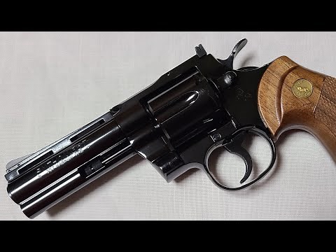 TANAKA WORKS Colt PYTHON 4in Steel Finish R-modelの紹介#エアガン#冴羽獠#タナカワークス#ペガサス#東京マルイ#COLTパイソン