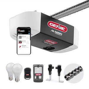 Genie ChainGlide Connect 1/2 HP Chain Drive Smart Garage Door Opener with LED Lighting and Durable Chain Drive System and Motor