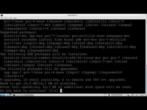 Instalando gcc en linux desde la terminal