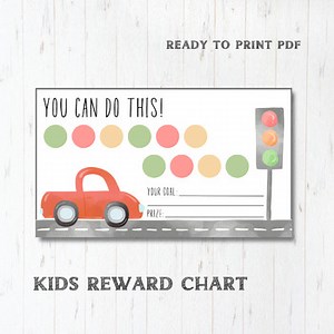 Editable Reward Chart Template Set
