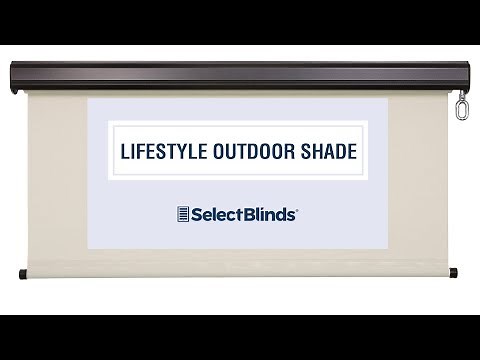 Lifestyle Outdoor Solar Shade from SelectBlinds.com