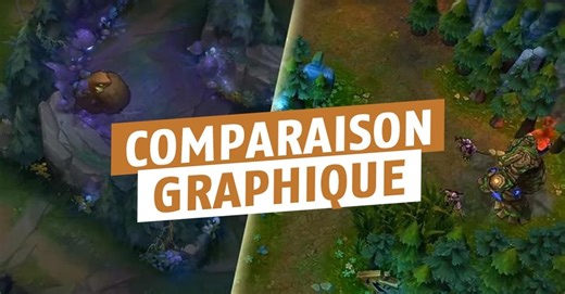 League of Legends : comparaison graphique entre les deux versions de la Faille de l'Invocateur