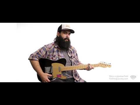 Swampy Slide Instrumental in Open G - Guitar Lesson with Anthony Olympia