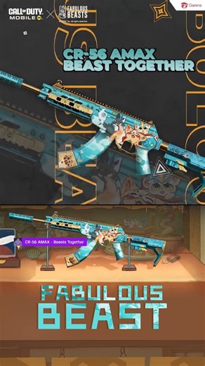 15K views · 148 reactions | 女 Call of Duty: Mobile x Fabulous Beasts 蝹 Beastie Bash Play BR and MP matches to unlock this collaboration-exclusive epic CR-56 AMAX - Beasts Together! Log in and play now! ➡️ https://codmgrn.onelink.me/7EoI/PlayCODM #GarenaCallOfDutyMobile #GarenaCODM #CODM2025Season1 #CODMGameOn #CODMFreeRewards #CODMxFabulousBeasts | Garena Call of Duty Mobile | Facebook