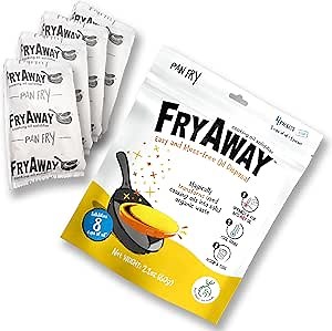 FryAway Cooking Oil Solidifier, Vegetable/Canola Oil Hardener for Easy Disposal, Natural Oils Solidifies, Grease Solidifying Powder, Waste Solution As Seen on Shark Tank, Pan Fry, Up to 8 Cups