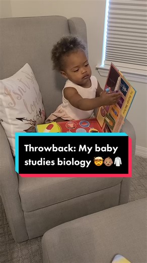 Baby's Biology Lesson: Toddler Reading Human Body Book