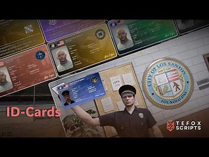 FiveM Identity System – ID Cards, Job Cards, Licenses & Fake ID [QB/ESX/QBOX]