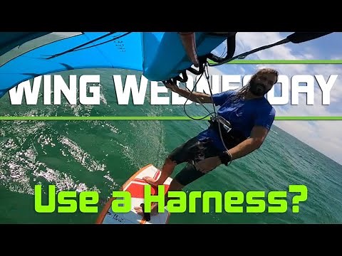 Wing Foiling | When to Use a Harness