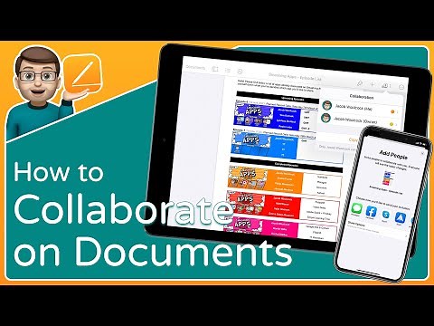 How to Collaborate and Work Together on Documents in Pages, Keynote and Numbers on iPad