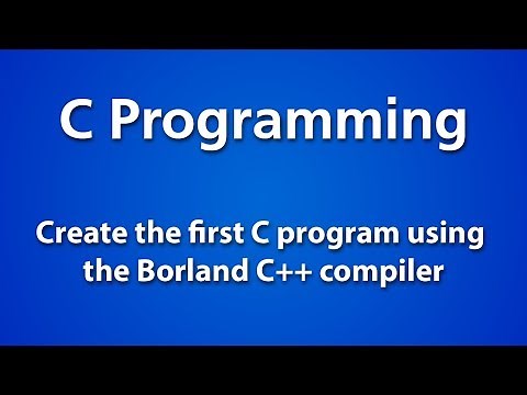 Create the First C Program Using Borland C++ Compiler, NotePad++ and Windows Command Prompt