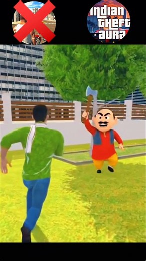 motu vs franklin save tree indian auto thefts game me #shortvideo #viralvideo