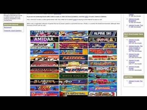 Internet Archive's Internet Arcade