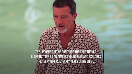 Antonio Banderas 'absolutely reeked' of fish filming Anthony Bourdain biopic