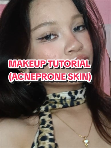 Replying to @tei_hyun MAKEUP TUTORIAL FOR THIS LOOK (ACNEPRONE SKIN) #makeup #tutorial #leopard #douyin #darkfeminine #xiaohongshumakeup #asian #acneproneskin #makeupforacne #texturedskin #acne #fyp