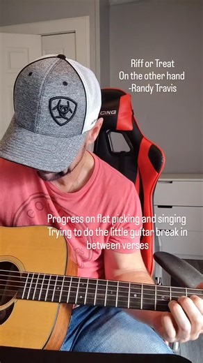 12 reactions | Progress on flat picking and singing Trying to do the little guitar break in between verses On the other hand Randy Travis Randy Travis #ontheotherhand #randytravis #flatpickingguitar #flatpicking | Brandon Wilson | Facebook